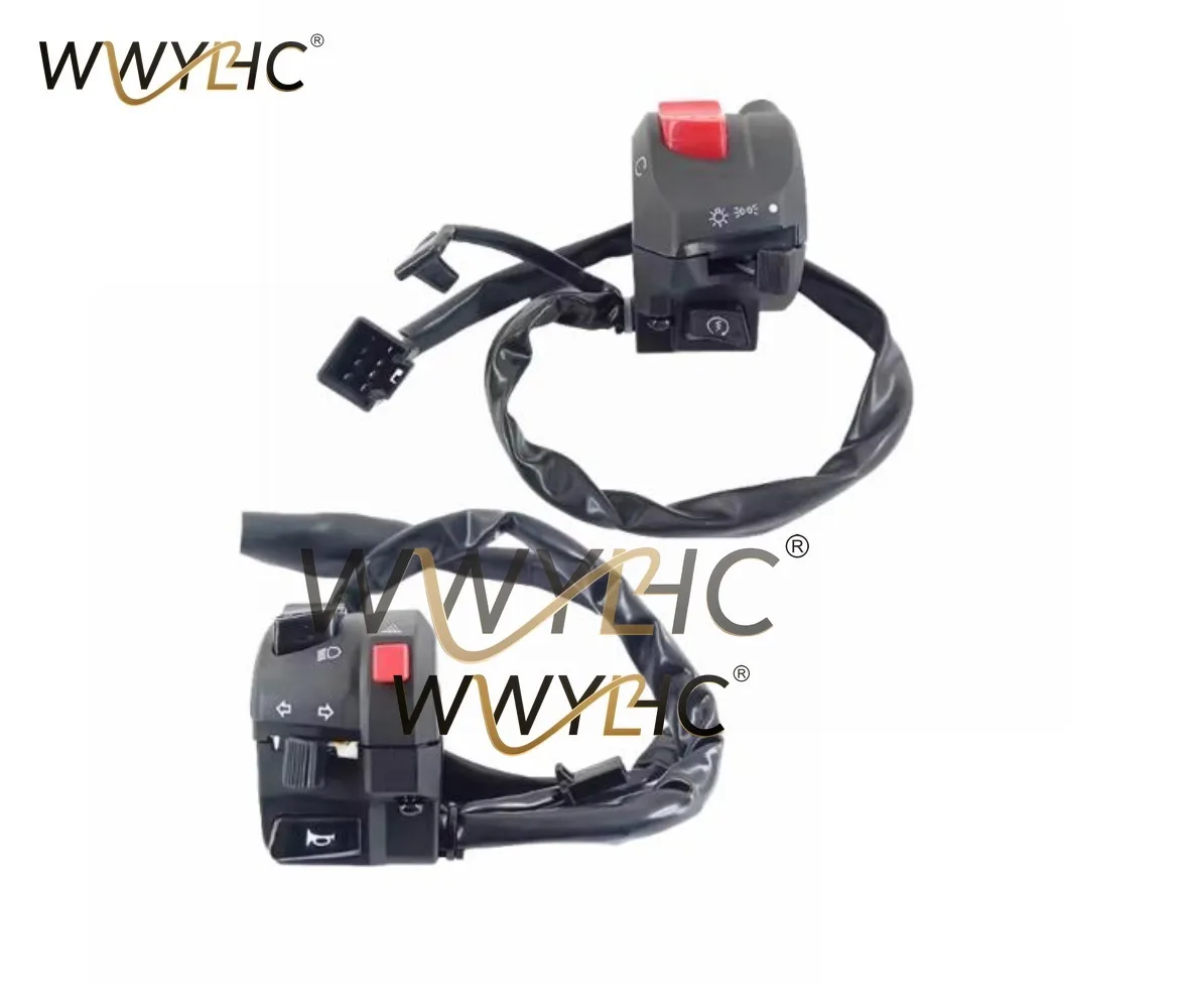 Motorcycle Handlebar Switch Assembly Electric Starter Horn Botton For  GW250 GW250S/F Turn Light Fog Lamp Start  Switch