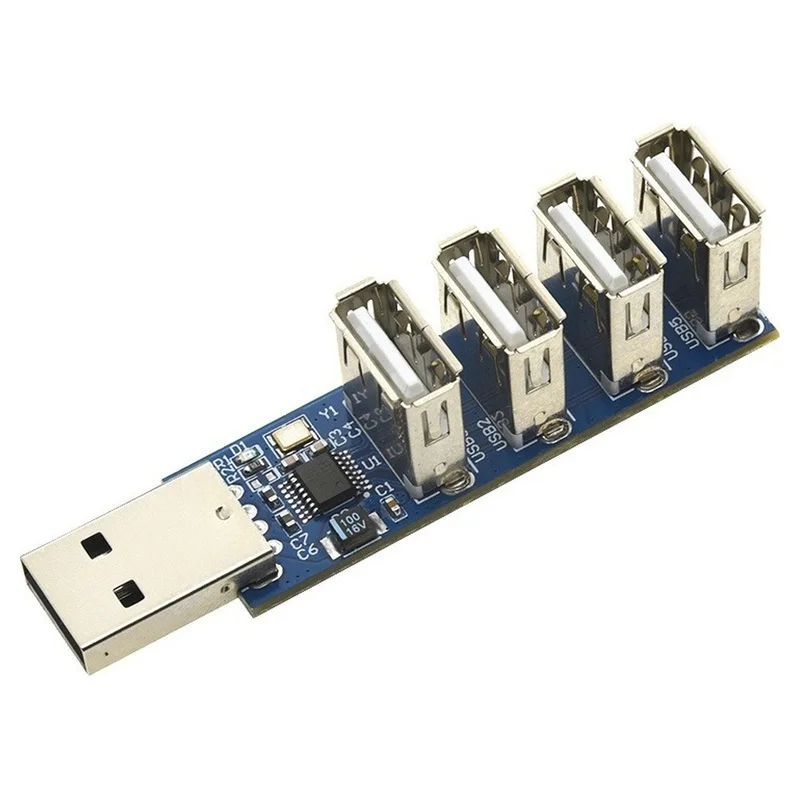 Super Sale CH334R USB 2.0 4-Port Hub Expansion Module - Multi-Interface MTT Hub for PC and Desktop Computers