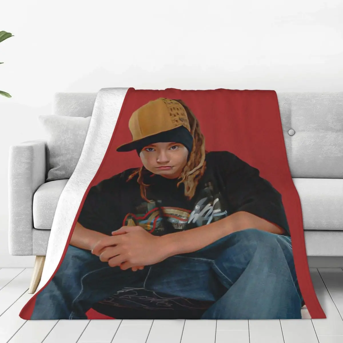 Tokio Hotel Tom Kaulitz Music Band Blankets Soft Warm Flannel Throw Blanket Bedding for Bed Living room Picnic Travel Home Sofa