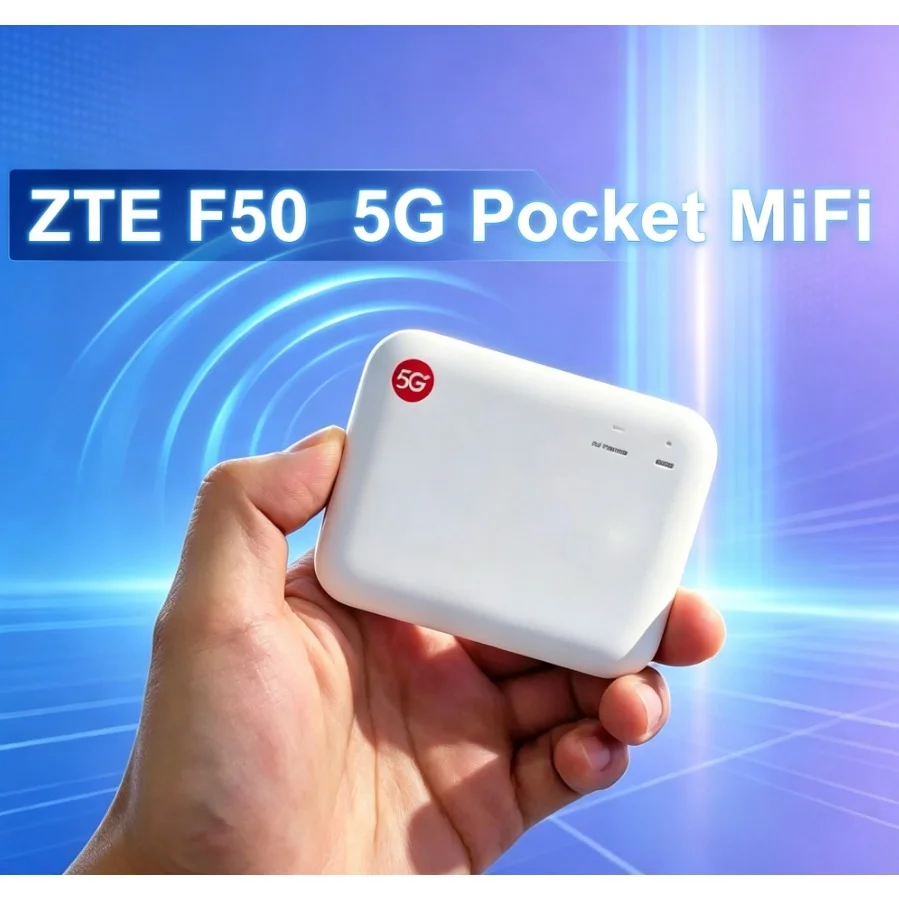 F50 5G Pocket WIFI Router Repeater Sub-6 SA/NSA Outdoor Hotspot DL1.6Gb