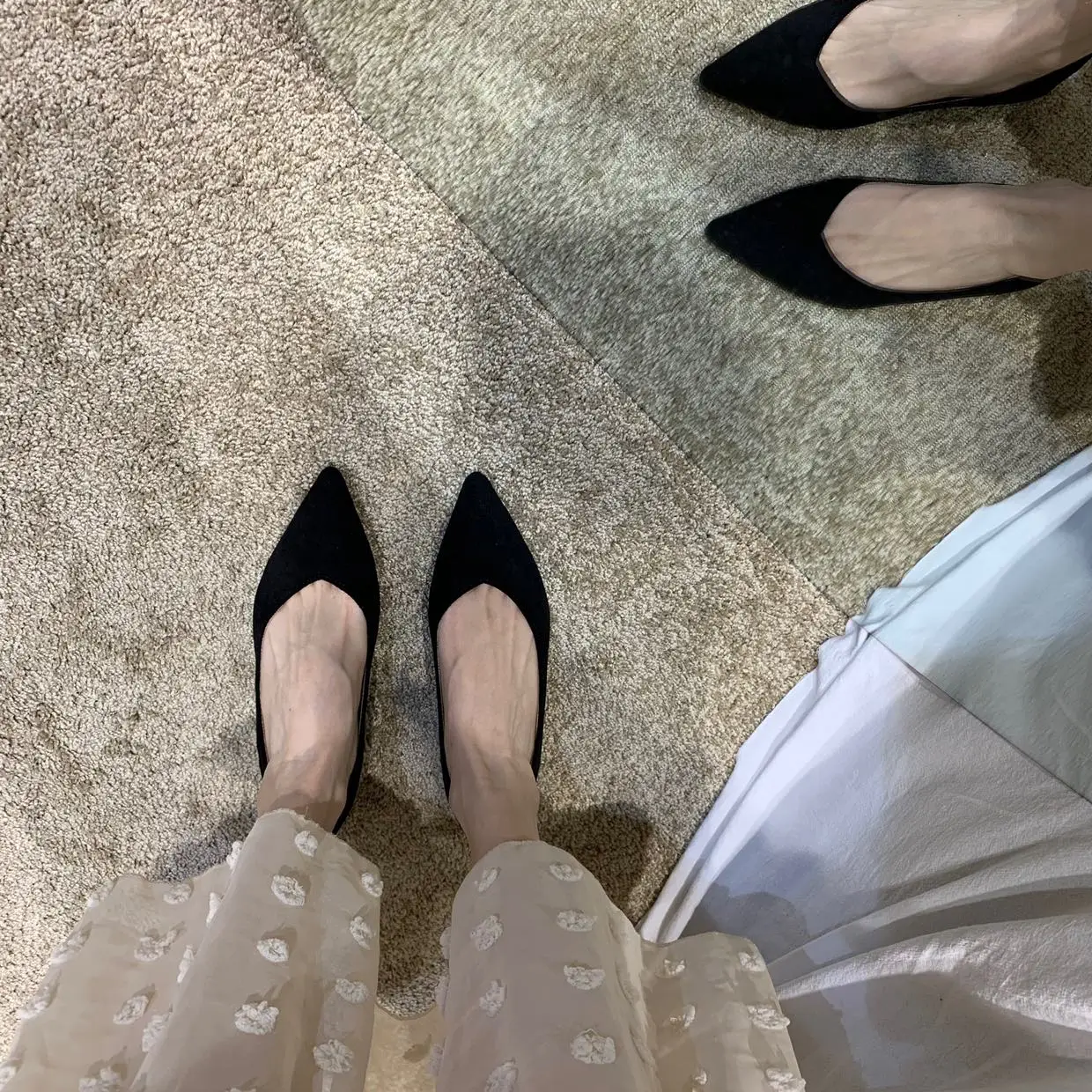 2022ผู้หญิง Pointed Toe ซอฟท์ตื้น Loafers แฟชั่นสำหรับผู้หญิง Ballet Flats Breathable หญิงบนแฟลตลื่นทำงานรองเท้าแฟชั่น