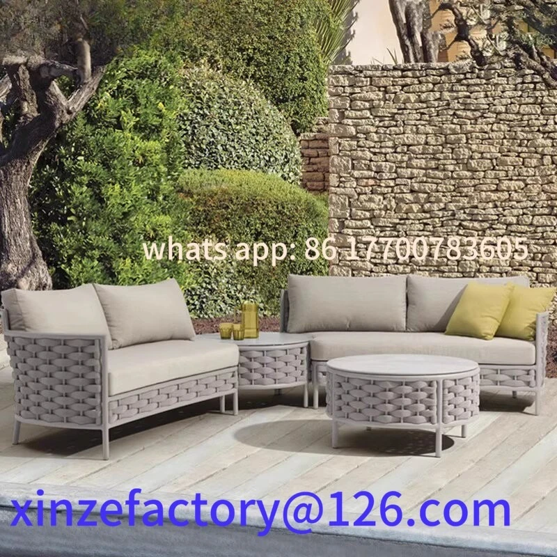

Customizable Outdoor B & B Hotel Leisure Rattan Chair Sofa Combination