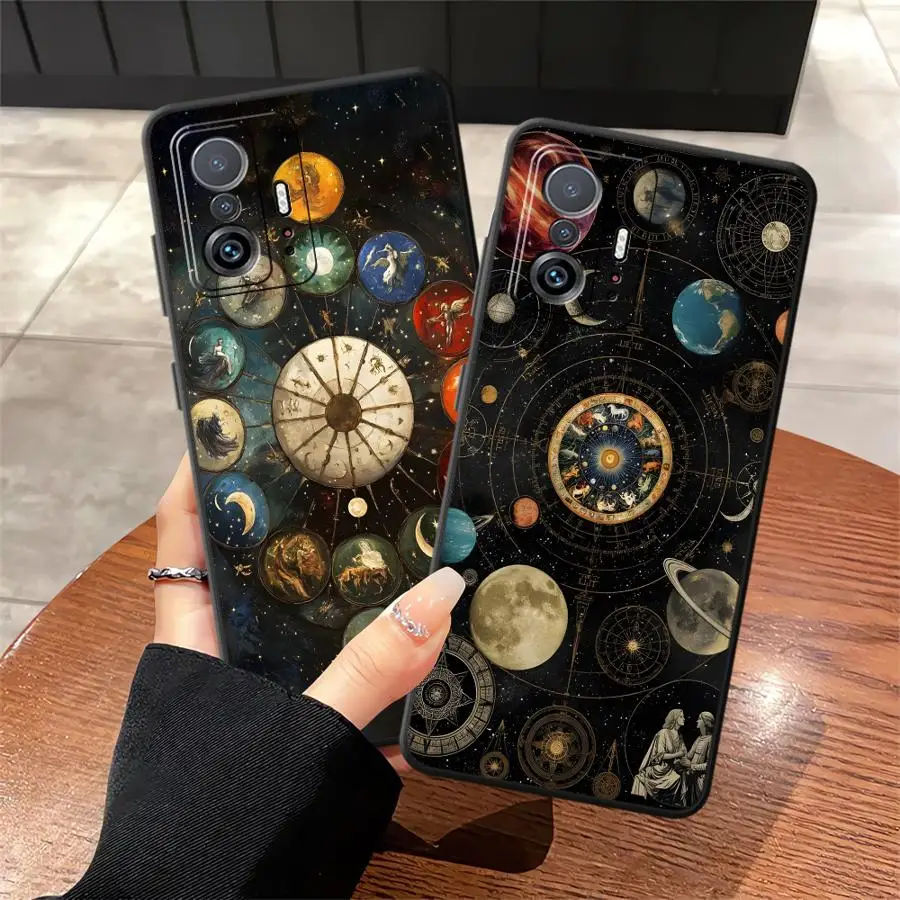 Case for Xiaomi Mi 12 14 12X 13 Lite 11T 10T 12T Pro 11 15 Pro Funda Phone Cover Planetary Universe Art