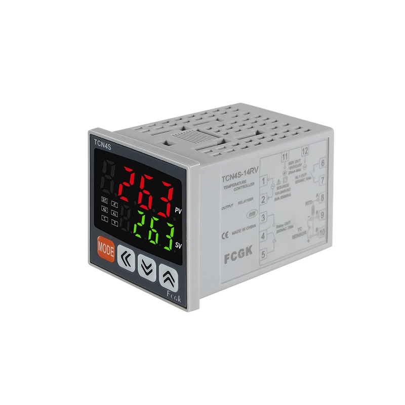 Digital Thermostat SSR+RELAY Output Universal Input TC4S TC4H TC4M PID Temperature Controller Regulator SSR Relay 110VAC 220V