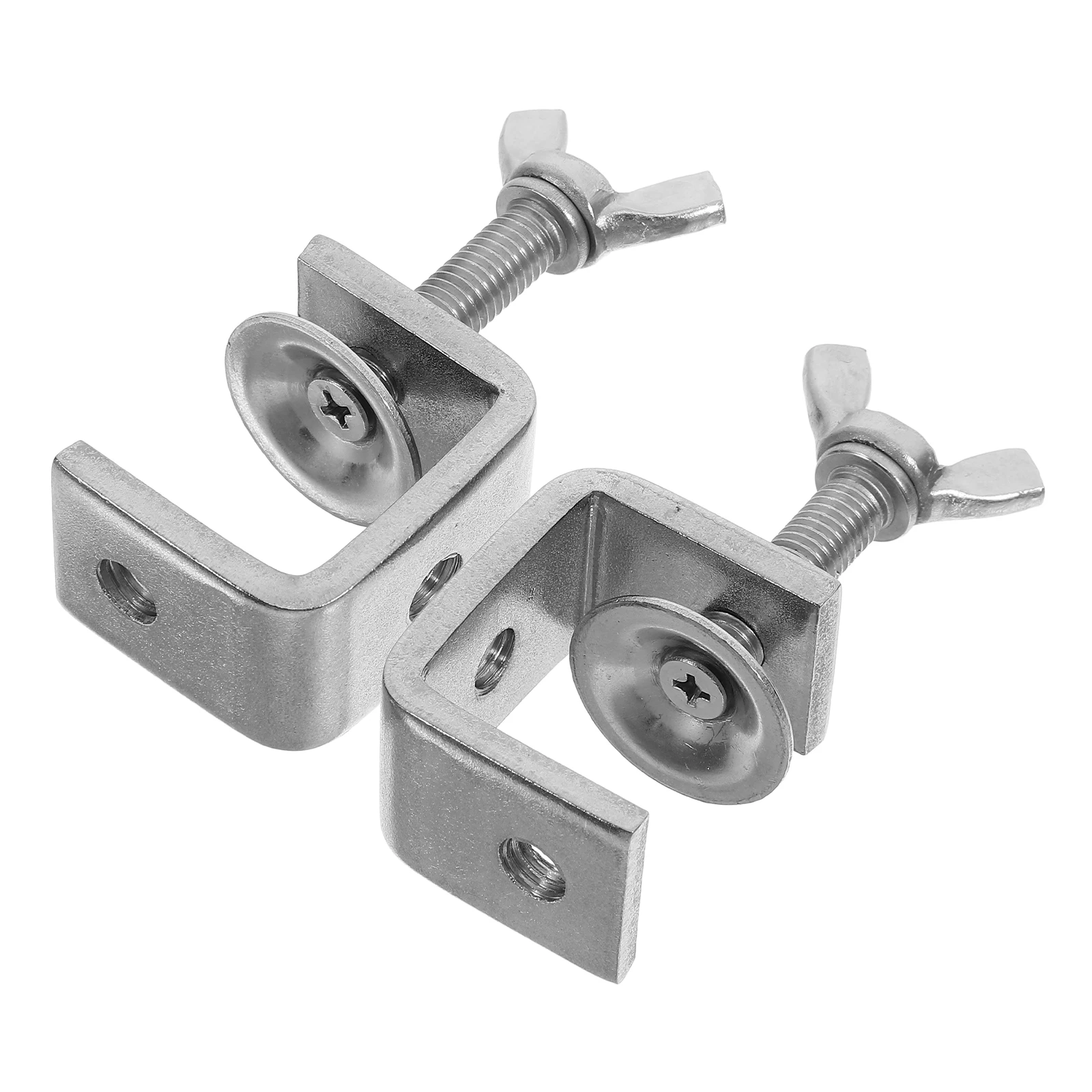

2pcs Stainless Steel C-clamp Mini Heavy Duty Woodworking Tool 0-25mm Clamping Capacity for DIY Hardware Projects