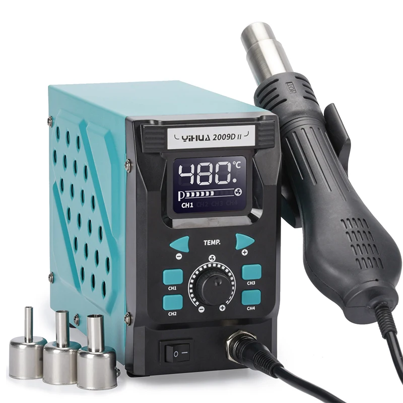 YIHUA 2009D-II 700W محطة إعادة العمل لحام مع 4 مجموعات مسبقة بدون فرش لإصلاح الهاتف المحمول #3
