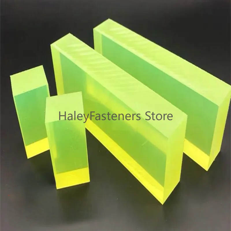 10x10x2cm PU Damping Plate Polyurethane Square Plate Die Cutter Plate Beef Tendon Plate Die Cushion Elastic Rubber Sheet