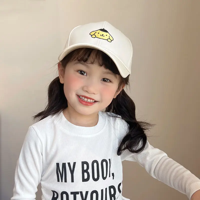 Kawaii My Melody Pochacco Cinnamoroll Baseball Cap Cute Sunshade Hat Cartoon Kuromi Boys Girls Sports Hat Toys Gifts for Kids