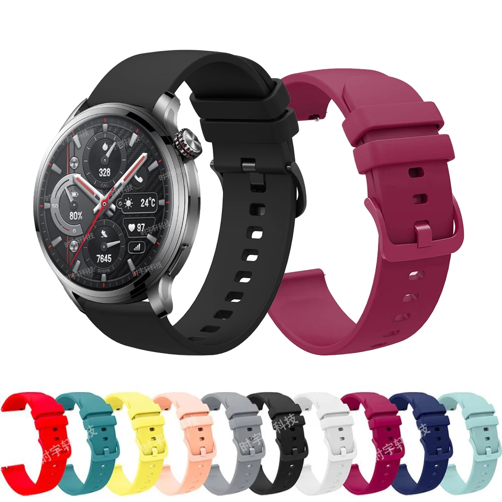 20mm 22mm Strap For Honor Watch 4 Pro Silicone Sport Bracelet For Honor Watch 5/GS Pro/GS 3/Magic 2 42mm 46mm/Huawei GT 2 Band