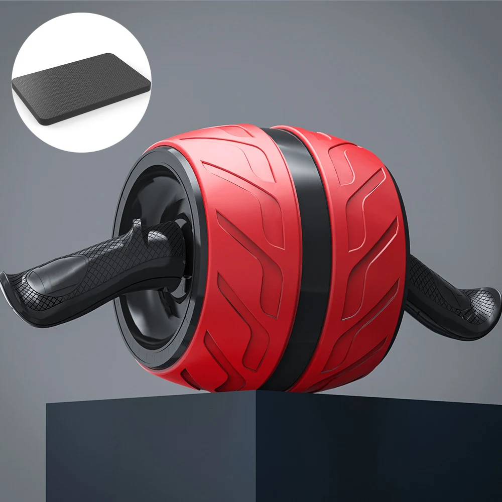 Ab Roller Exercise Wheel Rebound Abdominal Wheel with Knee Pad Home Gym Fitness Equipment