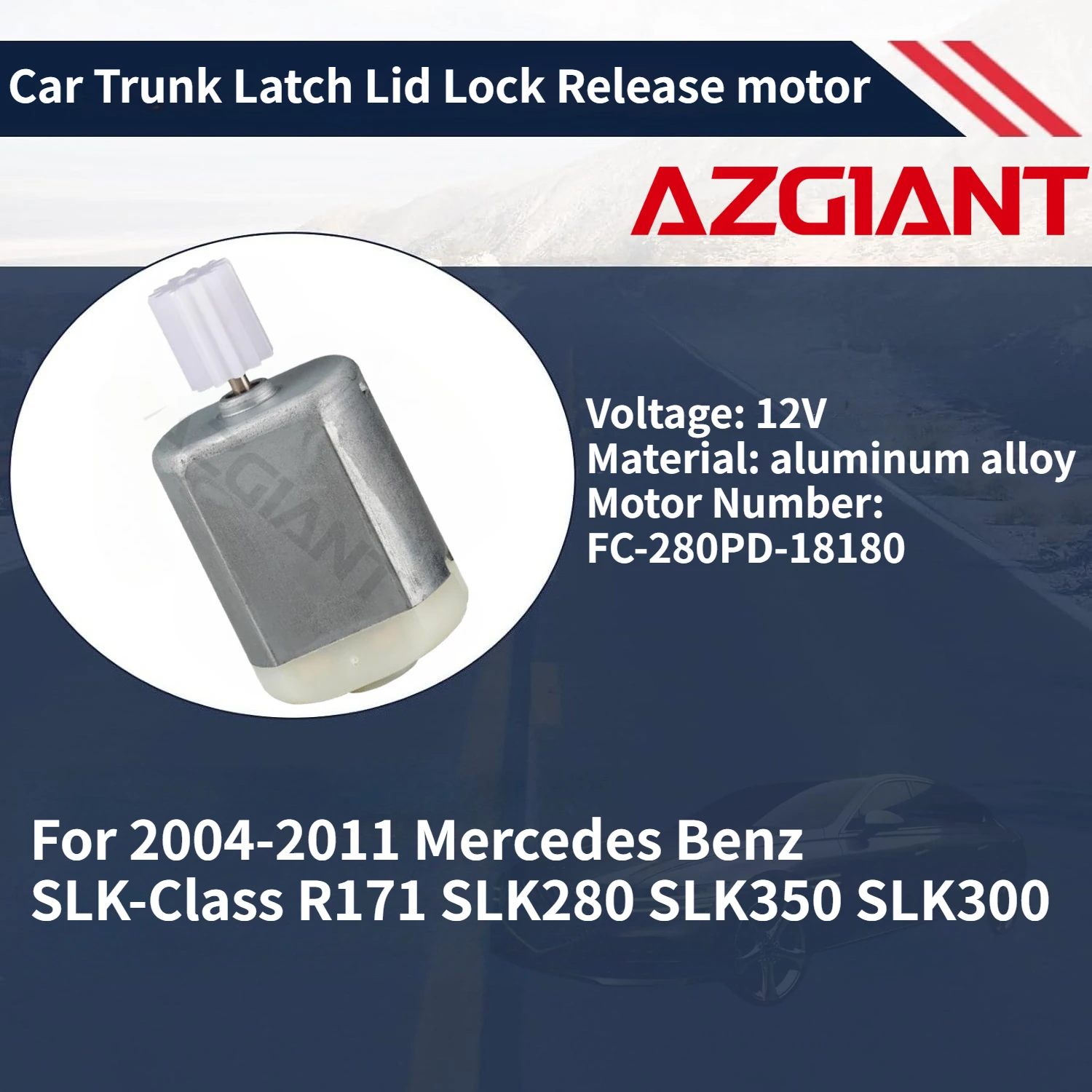 For 2004-2011 Mercedes Benz SLK-Class R171 SLK280 SLK350 SLK300 Car Trunk Latch Lid Lock Release motor Brand new high-quality
