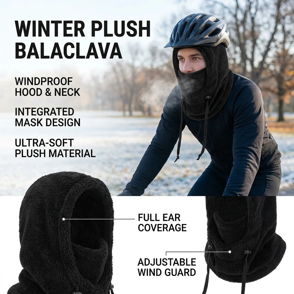 Bonnet d'hiver coupe-vent, cag - Winter Cycling Commute avis et prix