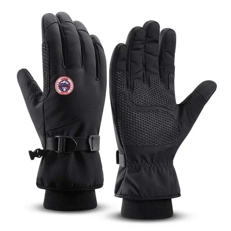 Winter Ski Gloves Men Women Non-slip Touch Screen Windpoof Waterproof Snowboard Riding Cycling Hiking Warm Snow Gloves