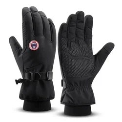 Guanti da sci invernali Uomo Donna Touch screen antiscivolo Windpoof Impermeabile Snowboard Equitazione Ciclismo Escursionismo Guanti da neve caldi