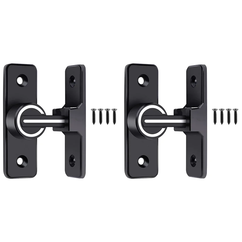 

B30C-2X Barn Door Lock,Sliding Barn Door Latch,Luminous 90 Degree Heavy Duty Gate Latch Suitable For Garden,Garage(90 Degree)