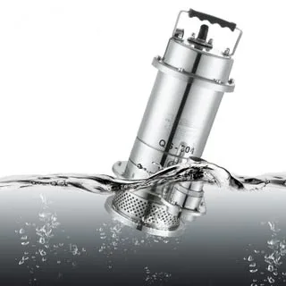 Electric high efficient submersible water pump in fountain pond