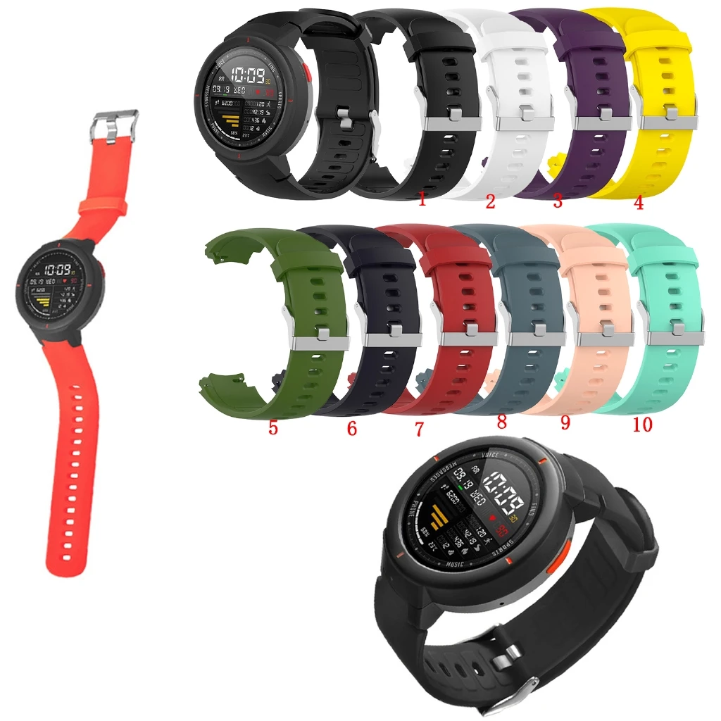 Silicone Strap for Huami Amazfit Verge Lite Soft Watch Smarwatch Band