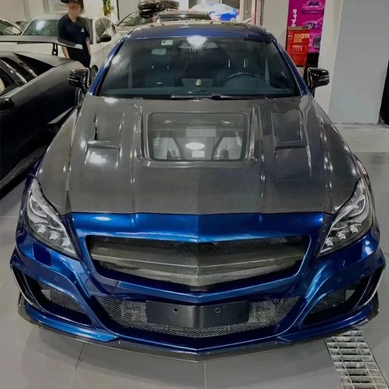 

Высококачественный прозрачный капот из углеродного волокна для Mercedes-Benz CLS-класса W218 CLS63