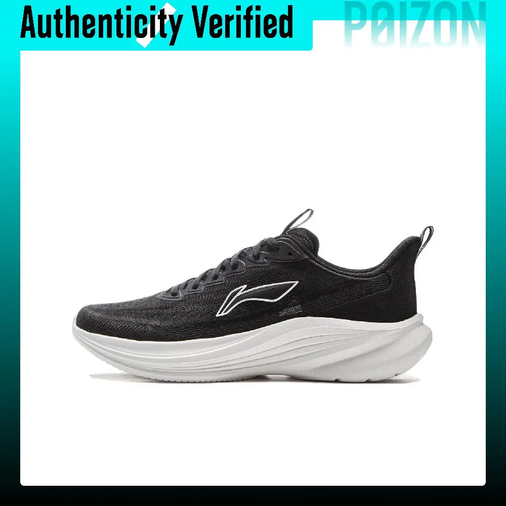 Li Ning Light Breeze Low top LI NING CLOUD Casual Long Distance Running Sprint Running Shoes Men's Black ARSV107-4