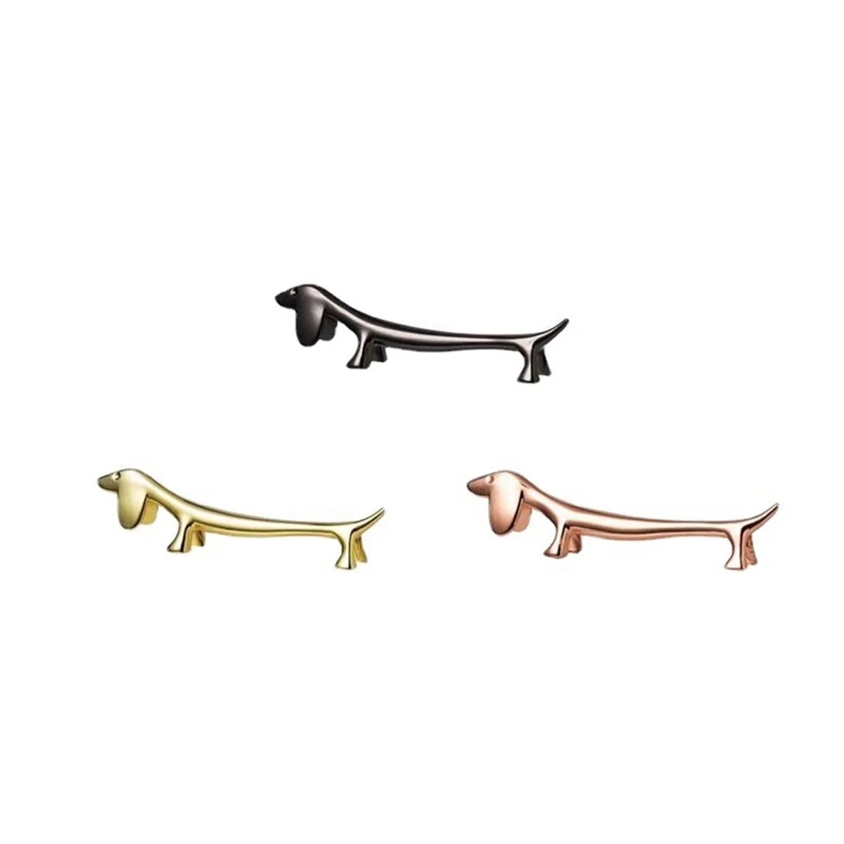 B Dachshund Chopstick Holder Chopsticks Rest for Hotel Restaurant Dining Table Decoration Chop Stick Stand Tableware