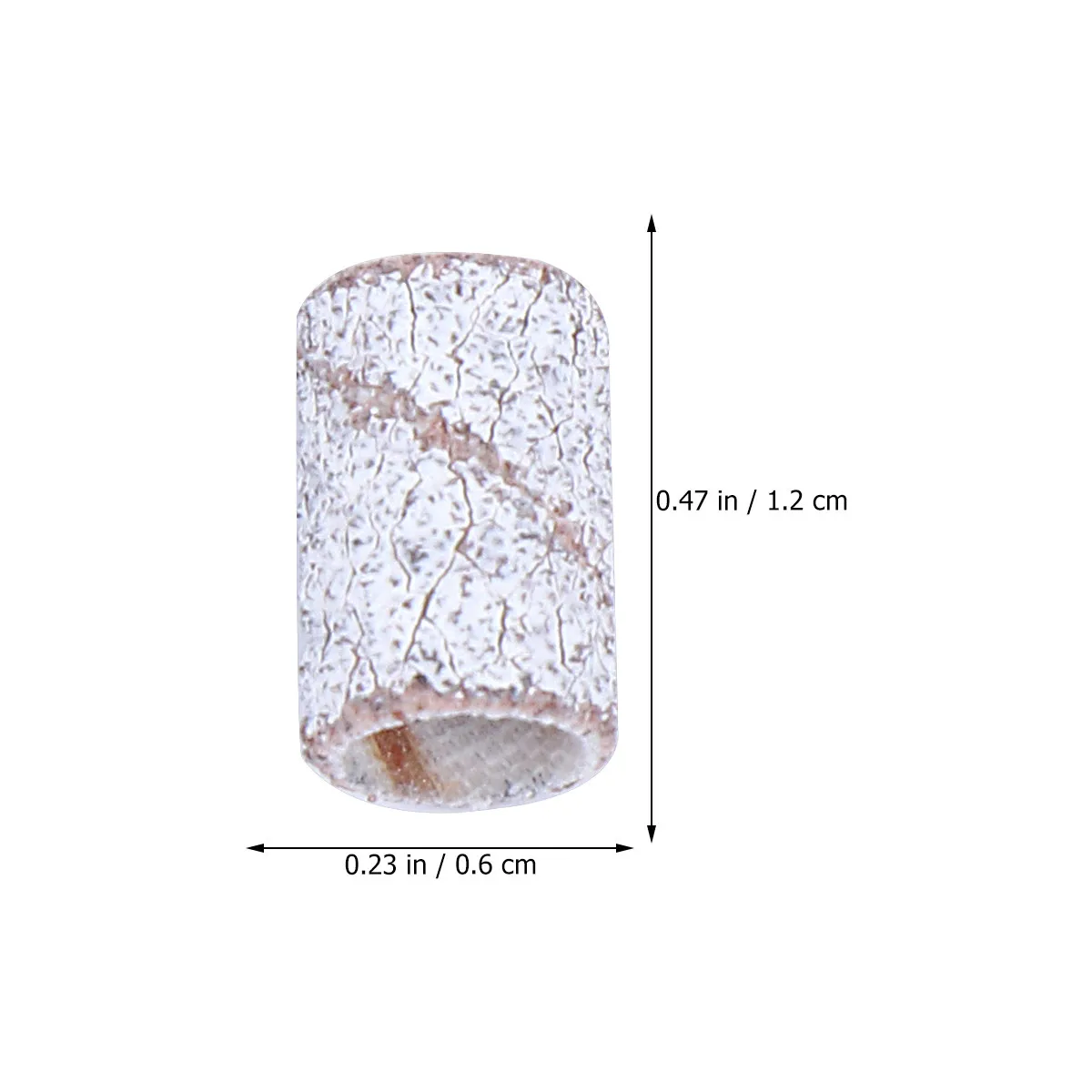 100-teiliges Nagelschleifband-Set für Maniküre und Pediküre, Elektrischer Bohrer, Schleifpolierer für Acryl- und Naturnägel, Schleifhülsen