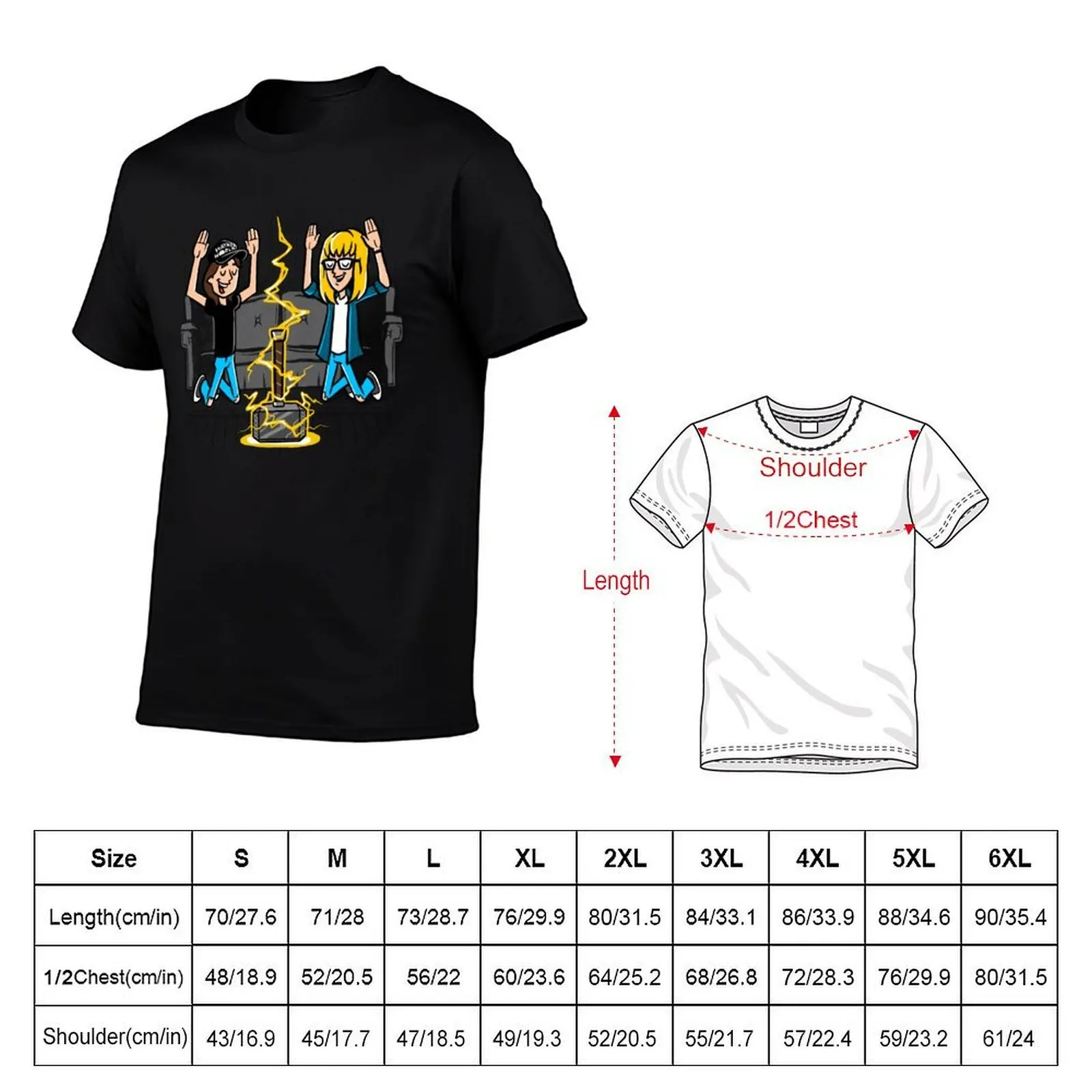 We're Not Worthy T-Shirt plus size tops graphic shirts mens graphic t-shirts hip hop
