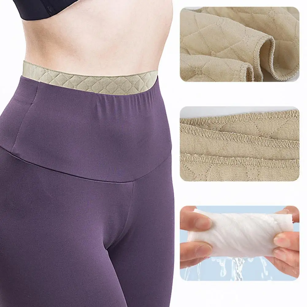 Breathable Under-breast Pads Under-breast Sweat Absorber Pads for Women Reusable Bra Liner with Odor Control for Comfort