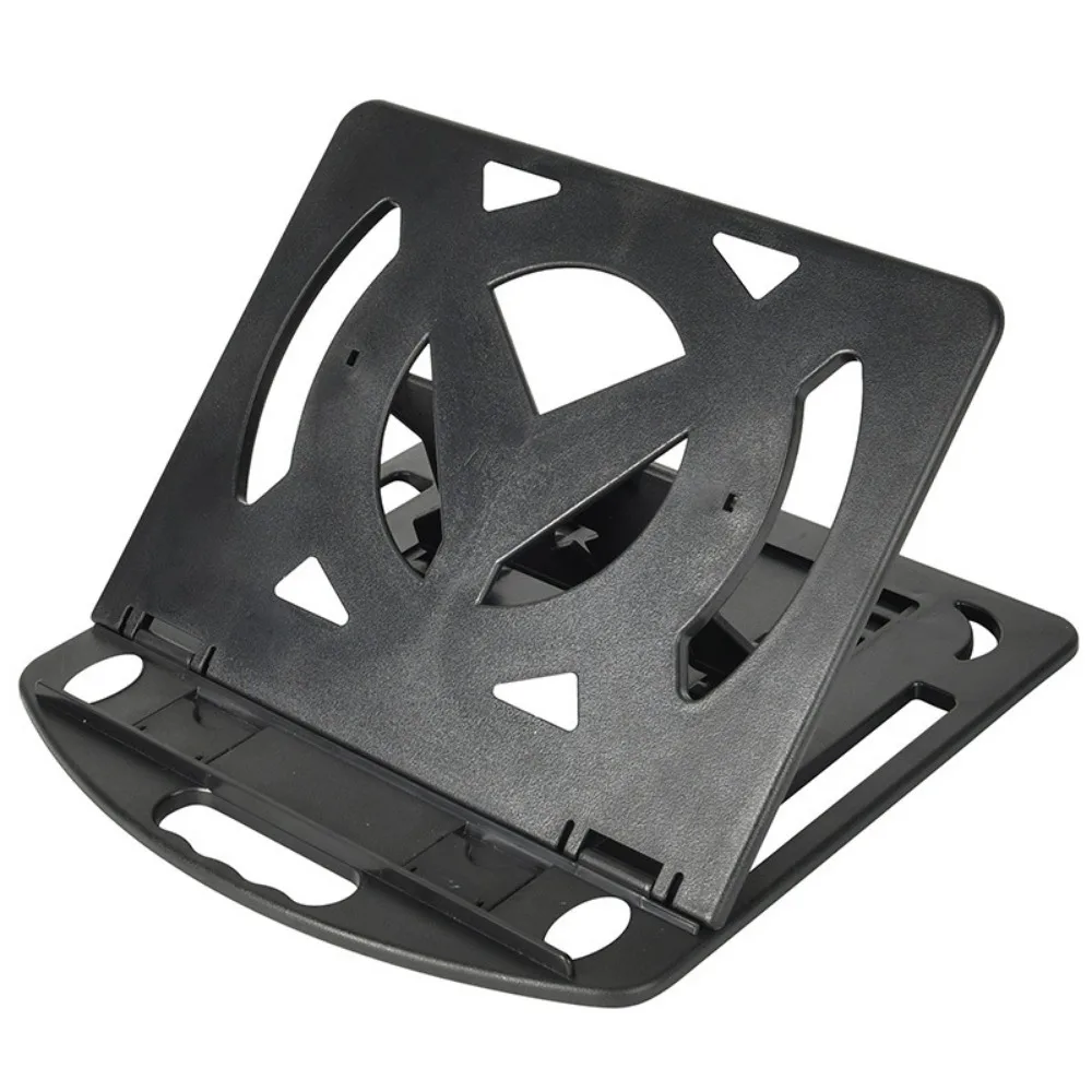 

Plastic Laptop Stand With Phone Holder Foldable Desktop Holder Non Slip Portable Ergonomic Laptop Riser Mobile Phone Accessories