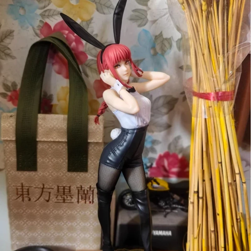 عالية الجودة بالمنشار رجل ماكيما تمثال أنيمي فتاة جميلة منضدية زخرفة لعبة مجسمة لمحبي