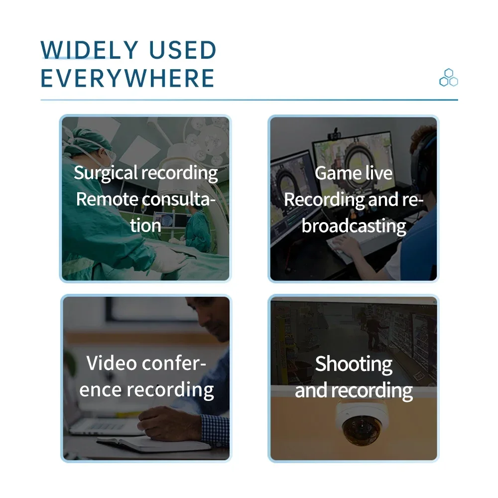 2026 لعبة UNISHEEN 1080p60 Vmix OBS Streaming Win10 Linux 4 Channel HDMI صندوق بطاقة التقاط الفيديو PCIe