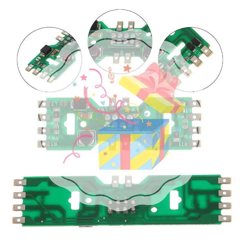 1/87 HO Schaal Trein Model Printplaat IC Accessoires Algemodificeerde PCB Board Onderdelen voor algemeen gebruik