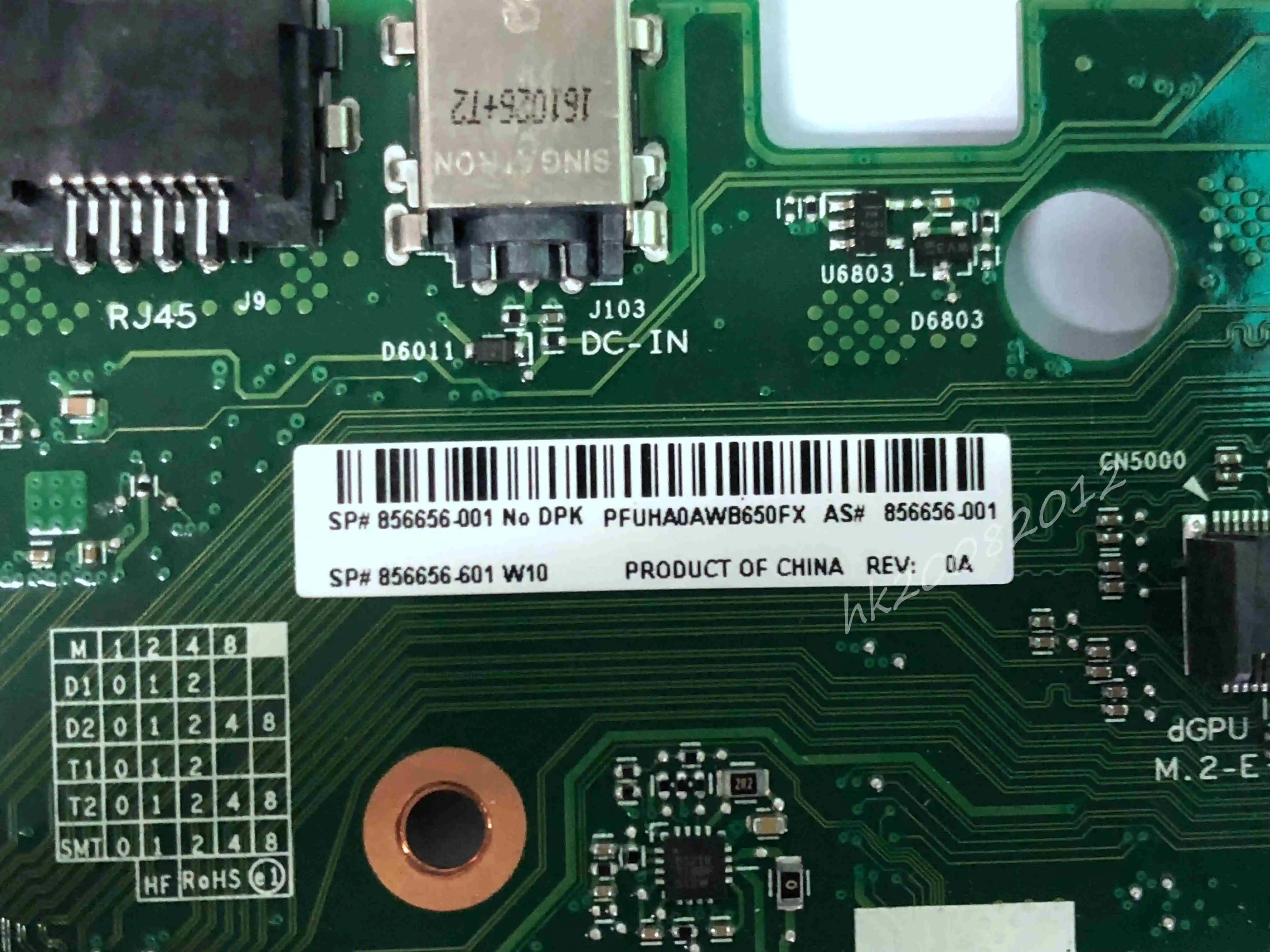 Imagem -03 - para hp Envy 27-b Série Intel Lga1151 Monza-u Board Aio 856656001 856656601 6050a2848101-mb Novo