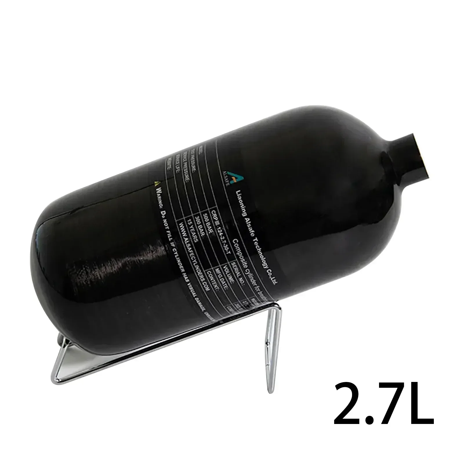TUXING 4500PSI 300Bar 2.7L 탄소 섬유 실린더 스쿠버 다이빙 M18 * 1.5 용 밸브 압력 게이지가있는 고압 공기 탱크