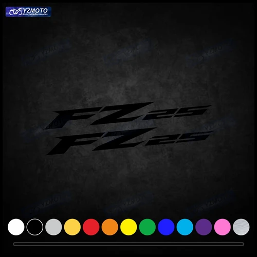 Imagen 2 del producto Pegatina de carreras para motocicleta FZ25 FZ 25, calcomanía para coche, decoración de carrocería, tanque de combustible, logotipo del motor, carenado, parabrisas, pegatinas para casco