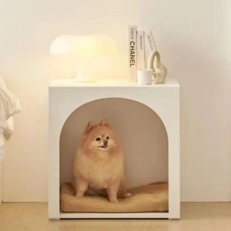 Customizable Modern Metal Pet House Sturdy Cat Nest with Easy Assembly Functional Pet Furniture with Storage Features