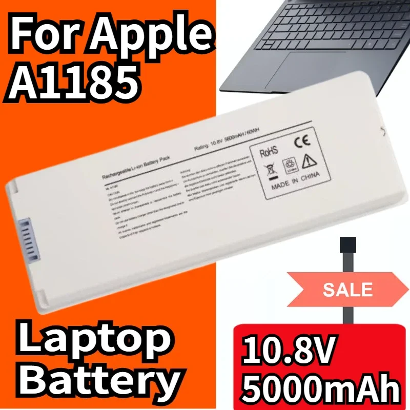 SWZY New A1185 A1181 MB402 MB403 Laptop Battery For Apple MacBook 13