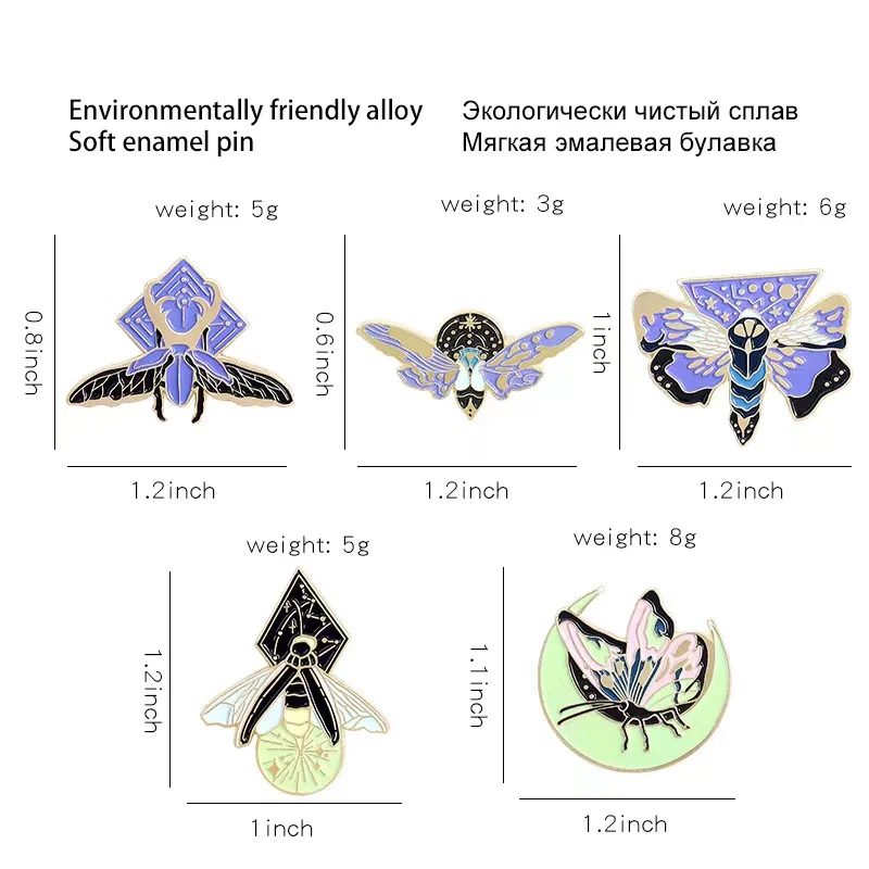 女性のためのエナメルピン,パーソナライズされたバッジ,華やかなデザイン,ファッショナブルな動物,卸売ギフト