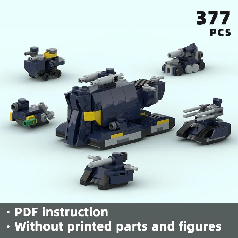 intricate battalion faction game ground vehicle pack bricks recon tank artillery blocks battle military combat building display