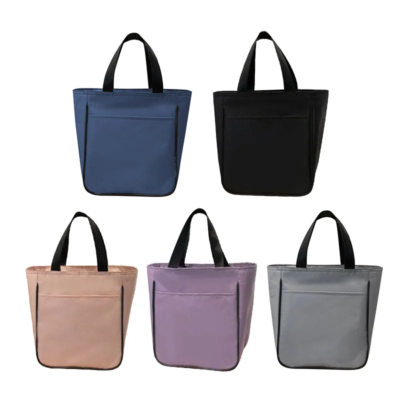 Bolsas de almuerzo térmicas cuadradas de gran capacidad, bolsa enfriadora portátil, bolsas de alimentos aisladas para el trabajo, escuela, Picnic,