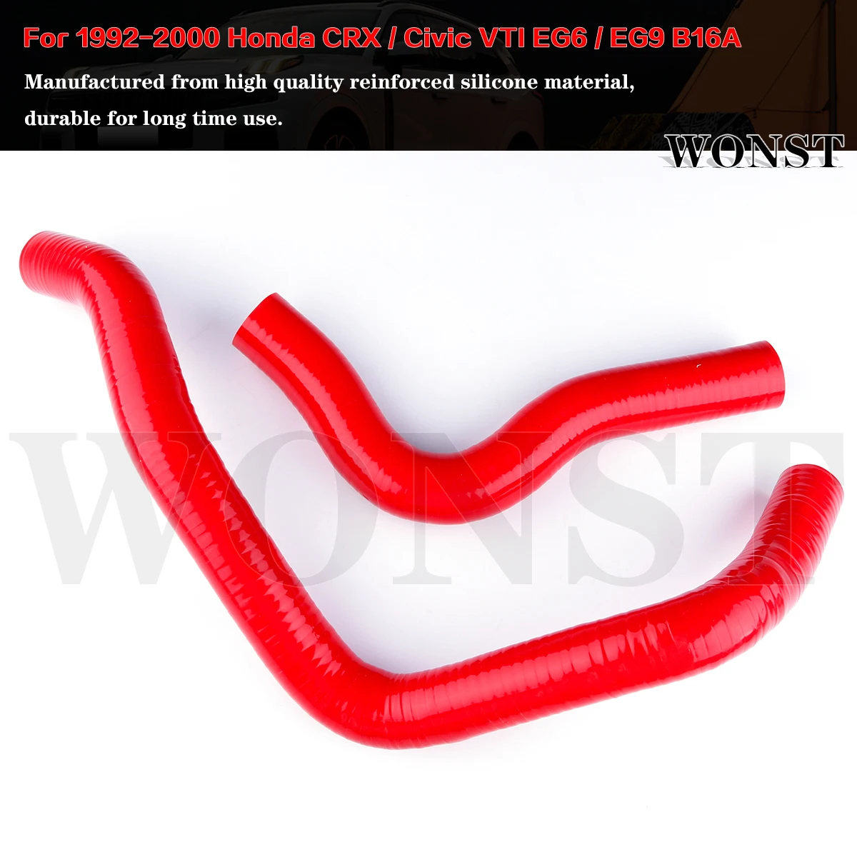 

Комплект высокотемпературных силиконовых шлангов для радиатора для Honda CRX / Civic VTI EG6 / EG9 B16A 1992-2000 гг.