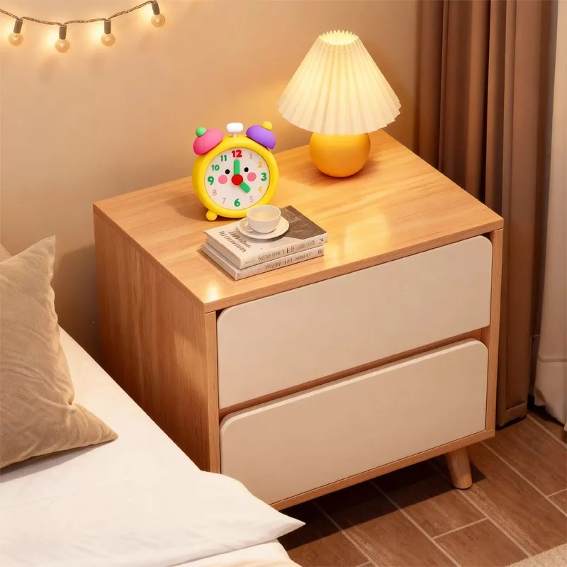 Nightstand, Small Storage Cabinet, Integrated Home Bedroom Simple Storage Cabinet, Rental Room Storage Rack