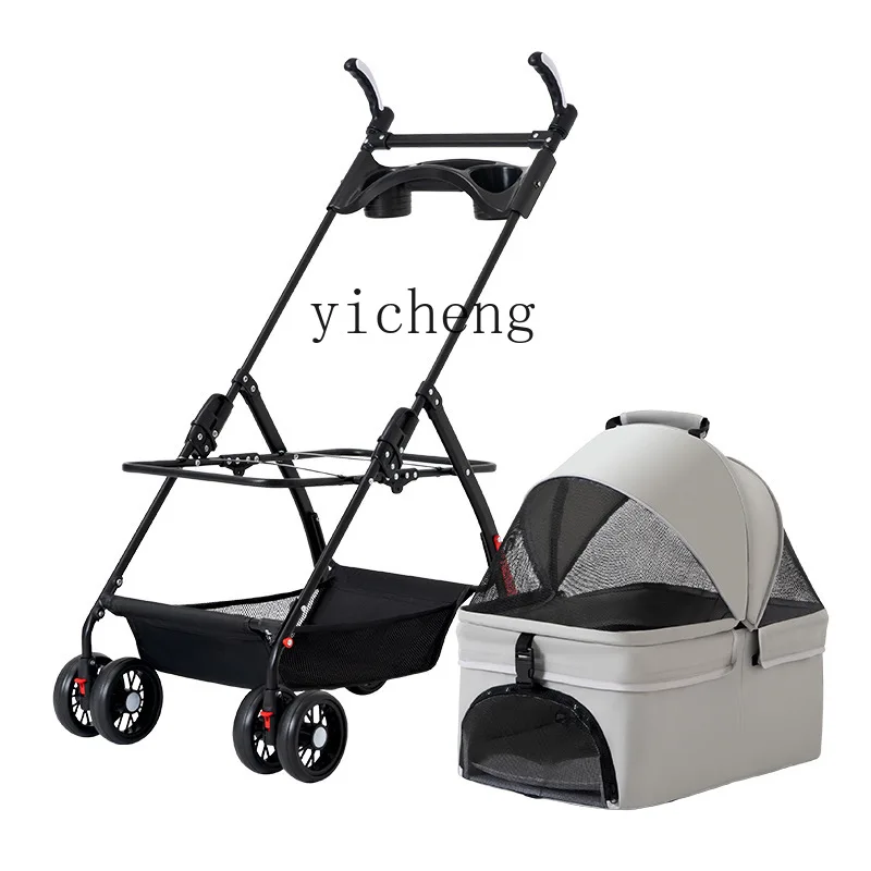 

Xl Pet Cat Dog Cart Trolley out Dog Cart Portable Foldable