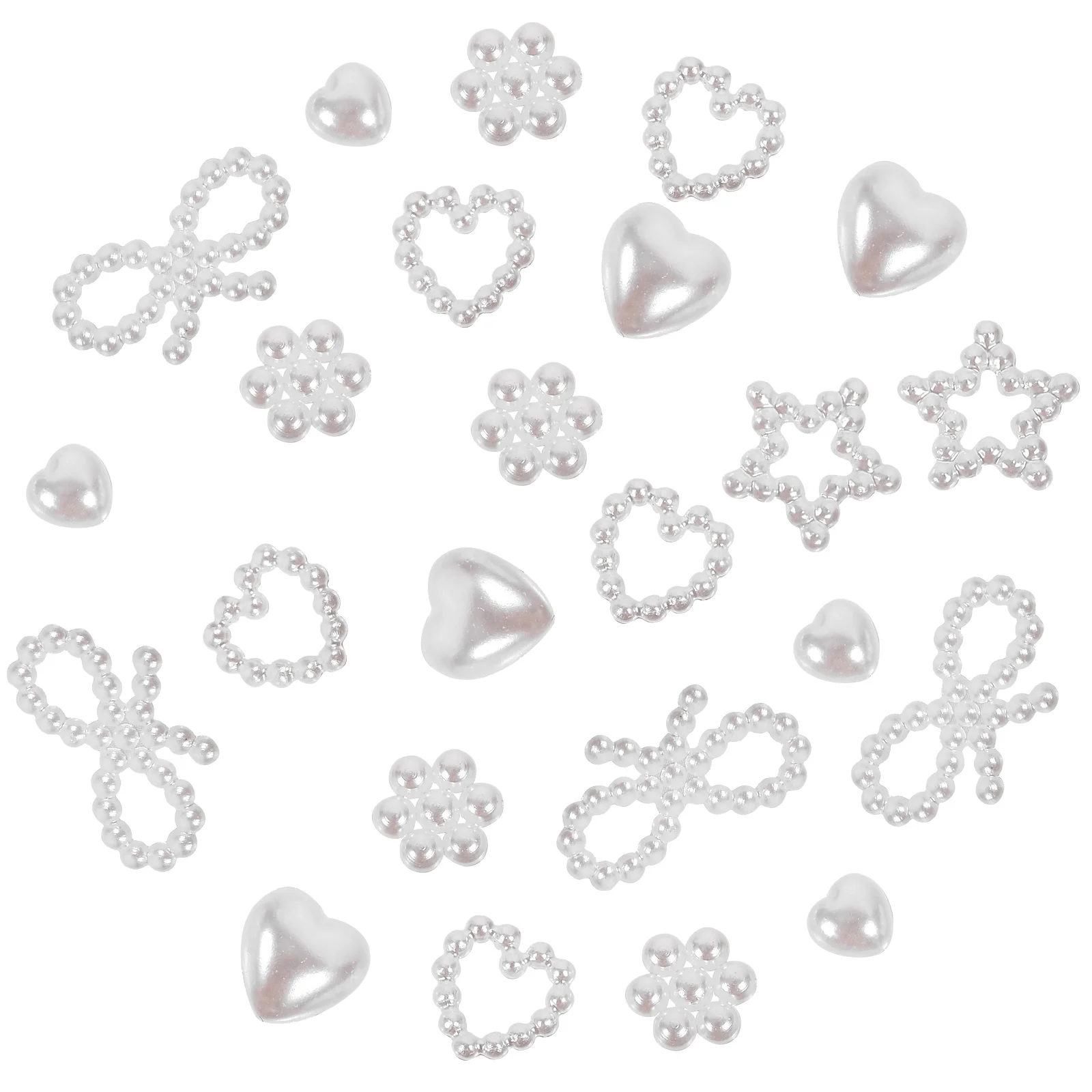 

1 set Pearl Nail Decorations Stylish DIY Manicure Art Accessories Pearls Patch Charm Beads Beautiful SuppliesArt Studs Home