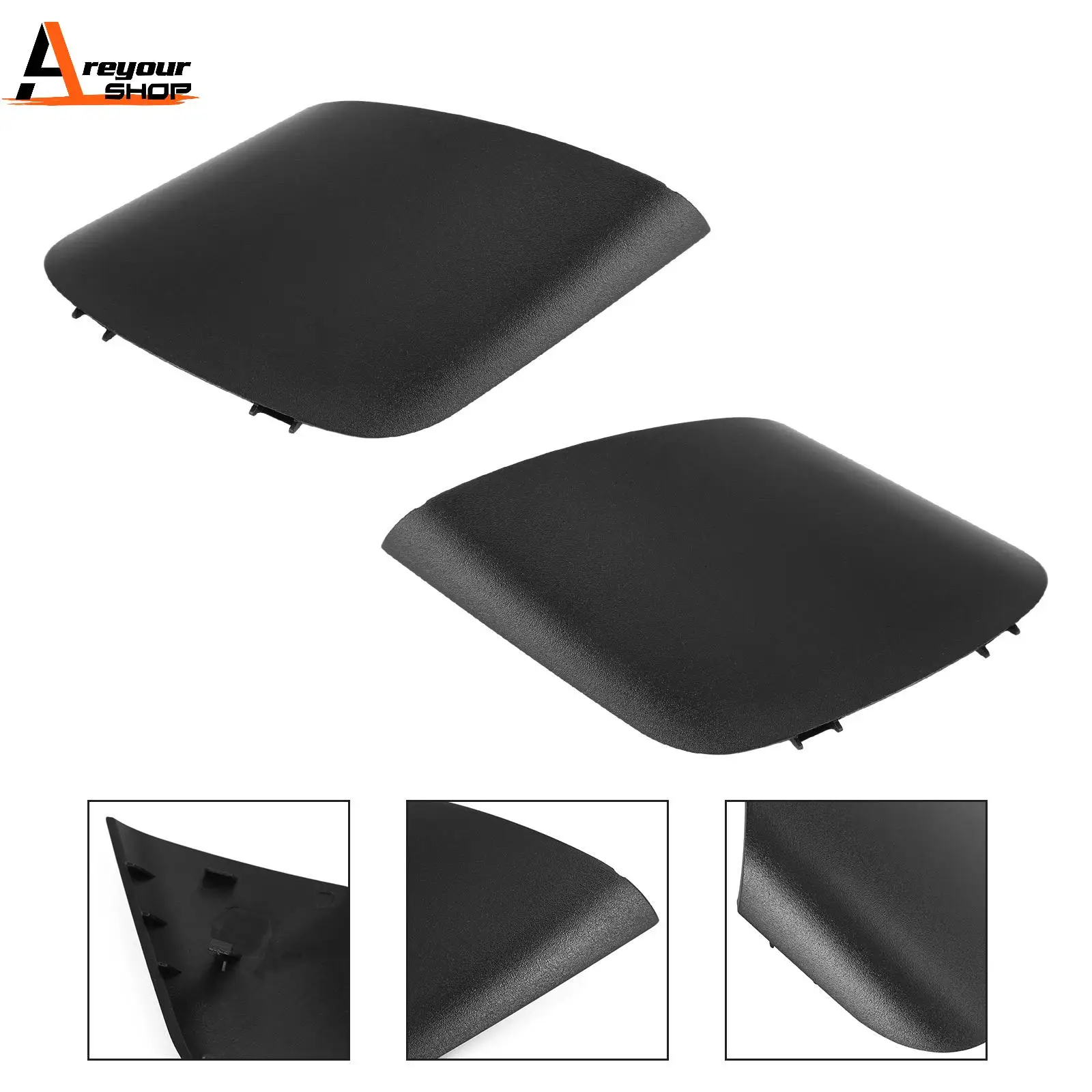 Areyourshop 2X Left & Right Hand Door Mirror Screw Cap Cover Trim For Fiat Grande Punto 735539384 735596883 735539385 735596884