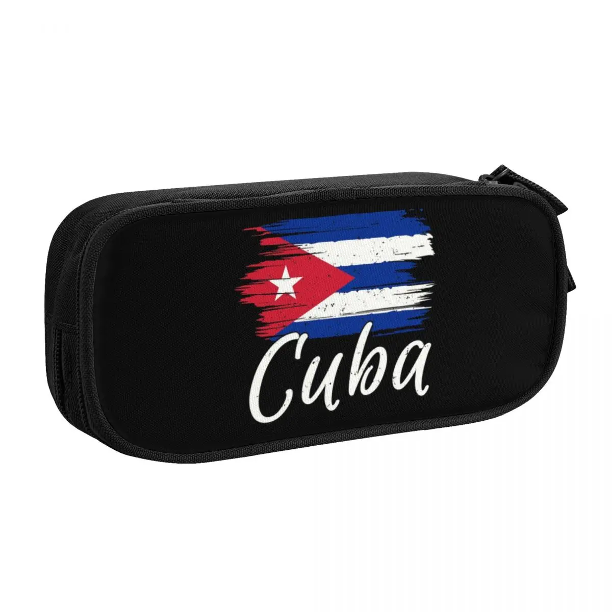 Cuba Cuban Havana Flag Custom Kawaii Pencil Cases Girls Boys Big Capacity Cuban Patriotic Pencil Box Students Stationery