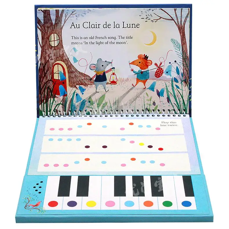 My First Keyboard Book Musical Books, Children's Piano Music Learning aged 3 4 5 6, English Audiobooks books, 9781409582403
