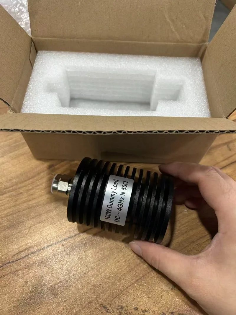 100W Coaxial Dummy Load N Male Connector DC-4GHz 50Ω RF Termination Load VSWR ≤1.20