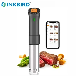 INKBIRD ISV-200W Kuchenka Sous Vide LCD Dotykowy cyrkulator zanurzeniowy Dokładne gotowanie Wodoodporna kuchenka próżniowa z wyświetlaczem cyfrowym