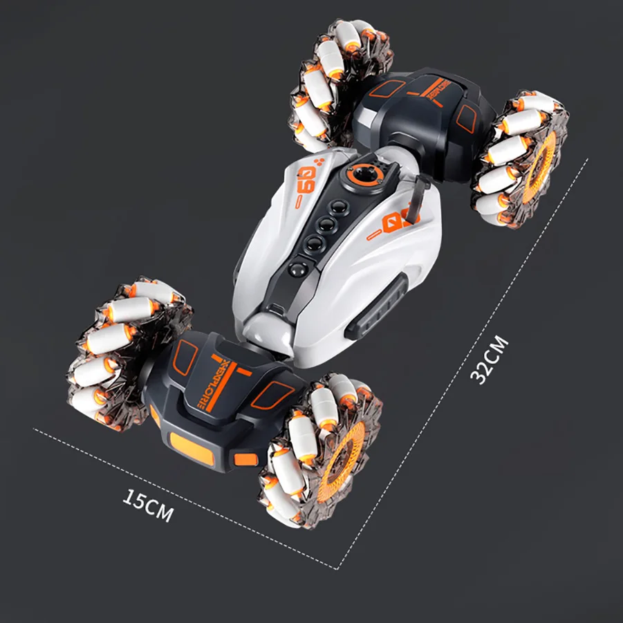 4WD RC Stunt Drift Car Gesture Induction Music Light Remote Control Off-Road Deformation Twist Electric Cars Kids Toys Gifts