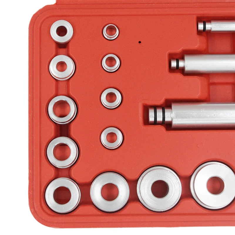 34Pcs/Set Wheel Bearing Race Seal Bush Driver Master Tool Kits Aluminum Axle Install Remove Tool